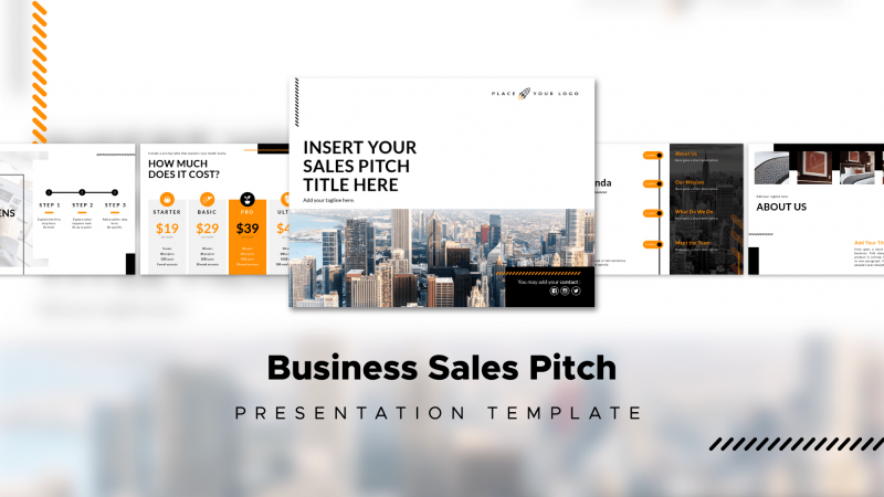 business sales pitch template
